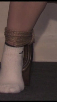 Chairtied Elbows Strapped Cleavegagged