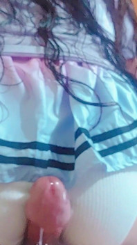 I Lifted My Pleated Skirt to Rub Myself Against Him and Squeeze All the Milk Out of Him