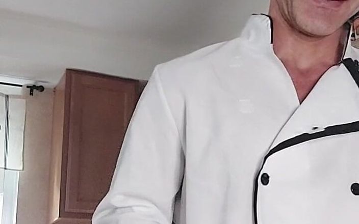 Hot Daddy Adonis: Chef is ready and hard, longer video