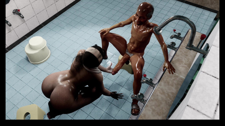 Why fuck so hard: 3D bbw rijpe milf plaagt de oude grote lul om...