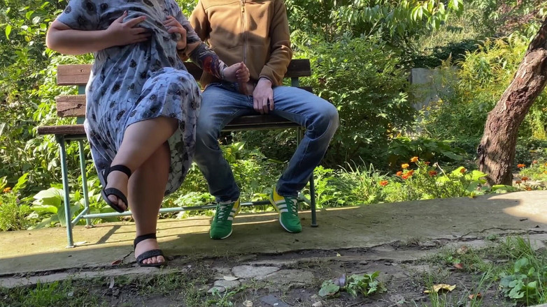 OurFetishLife: Lustful Mother-in-law Helps Her Step Daughter's Husband Cum in Outdoor