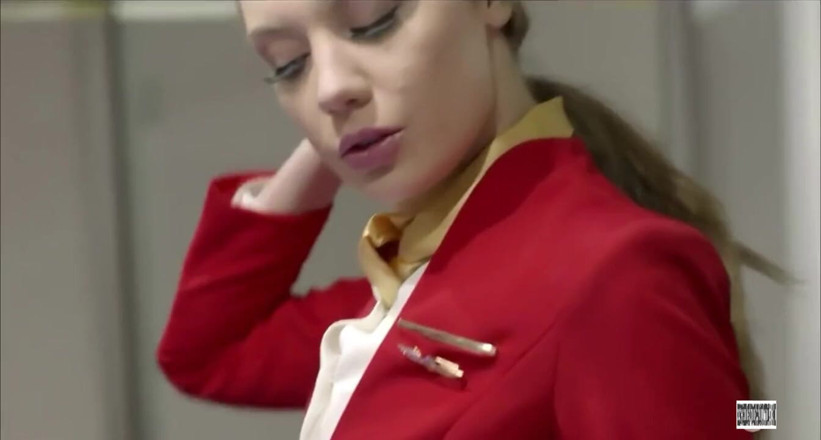 BB Xzess: Hot plane stewardesses get nailed!