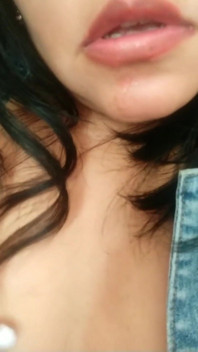 She Dances and Strips Naked Showing Her Hairless Pussy