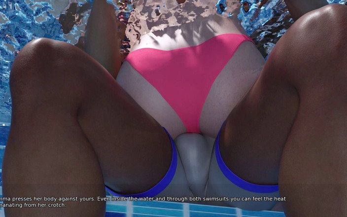 3D Cartoon Porn: Мій гуртожиток 16 - Марк розважається зі своєю зведеною сестрою Еммою та його мачухою, які спіймали його під час мастурбації