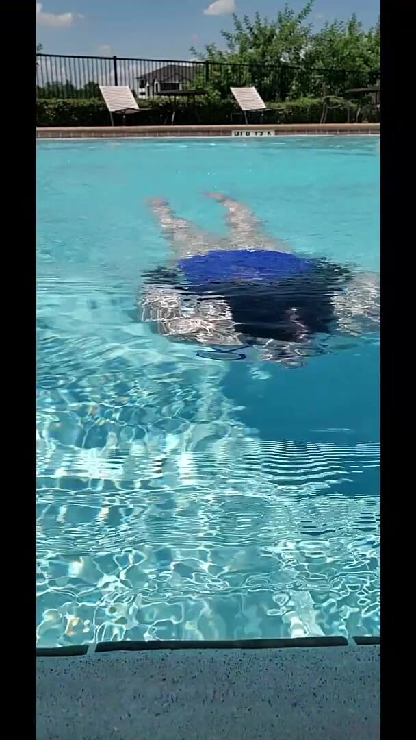 Scarlet Vixen: Big Inhales-exhales Asmr &amp; Swimming in My Sexy Blue Swimsuit