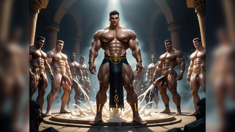 Boycum: Ai bodybuilder si masturba il culo gay