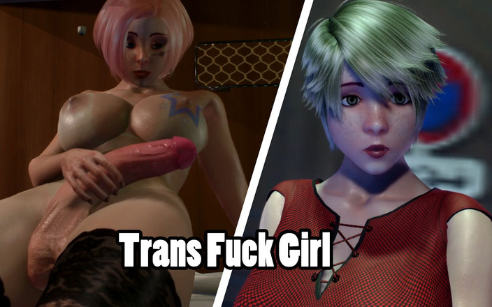 Sex Wiz Futa: Futanari 性爱故事 - 粗暴性爱：两个饥渴的变性人操一个热辣的女孩在火车上 blacksheep Ovca