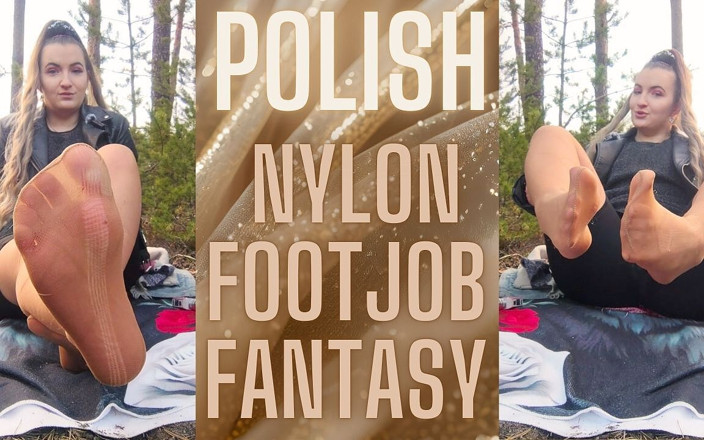 Monika Nylon: (102) Polska Fantazja Footjob W Nylonach