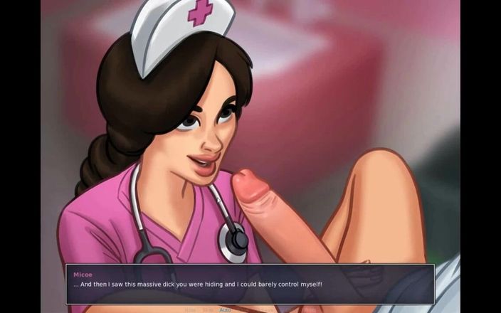Erotic Krisso: SummerTimeSaga - медсестра делает мне хороший минет