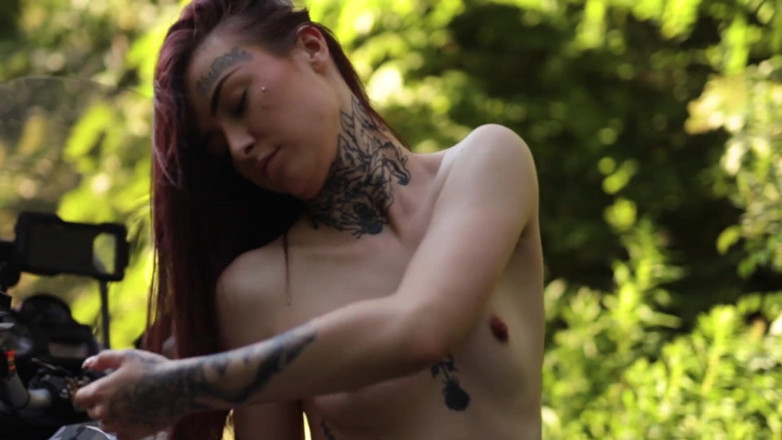 XCZECH: Tabitha Poison - Pussy ride - Czech tattooed girl showing pussy on...