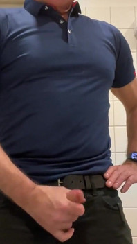 I Got Horny so I Jerked-off in the Public Restroom