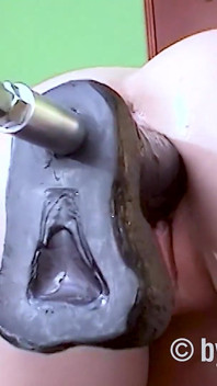 Mega Orgasm with Thick Dildo