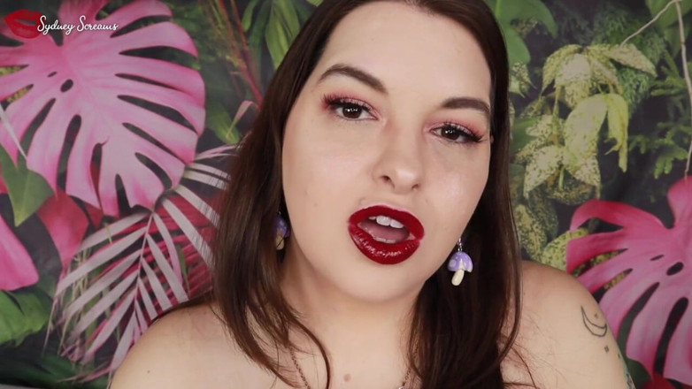 Sydney screams fetish: Edge for My Dark Lips