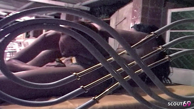 Shemale TS Collection: Latina Shemale onanerar under ett datum tight rövhål av killar...