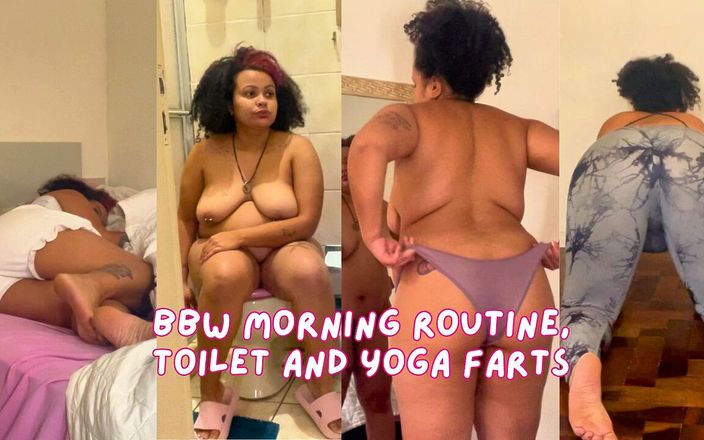 Cutiepiie Chubby: BBW, routine matinale, toilettes et pets de yoga