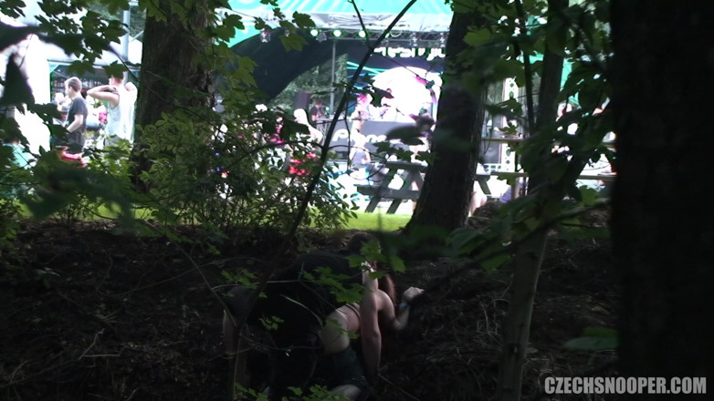 Czech Snooper: Czech Snooper 4 Festival Slut Fucked in Public During an Exhibitionist...