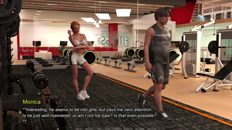 3D Cartoon Porn: 処女を失う方法 4 - モニカがレオを誘惑しようとするが、彼は彼女の心を読んだため逃げた