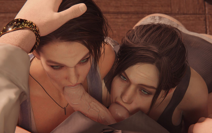 Naughty Sluts: 흑형 대물 과 섹스하는 핫한 변태 십대 여친