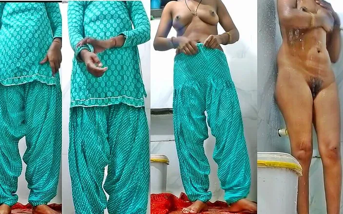 Rakul008: Sexy Young College Girl in Bathroom.