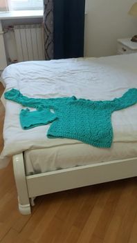 I Knitted Myself a Top and a Sweater, Bragging