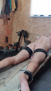 Slave Gaging and Caning