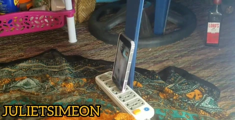 Julietsimeon: Julietsimeon on a Live Video Sex with Har Boyfriend in...