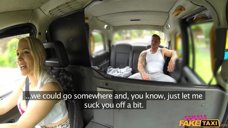 Female Fake Taxi: Female fake taxi - vollbusige tittenwichsen lässt hengst hart kommen