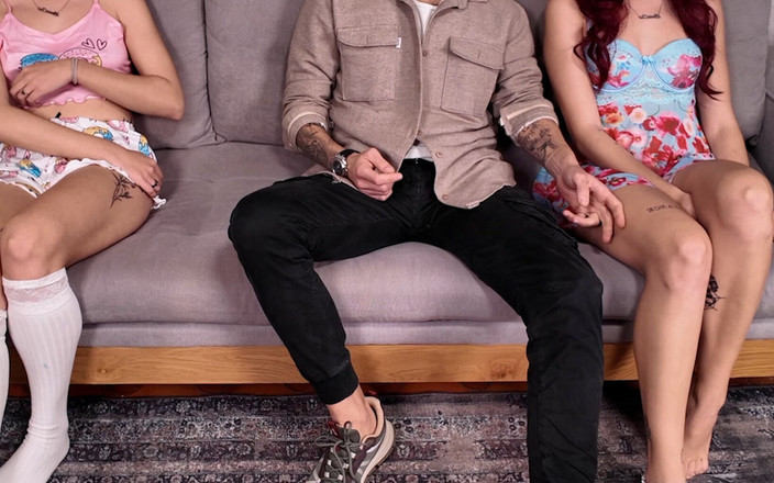 HelplessTeens: Stepdaughter Gets Used Next to Her Scared Shy Twin Stepsis...