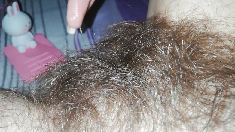Cuteblonde666: 1 hour + Hairy pussy fetish video compilation huge bush big...