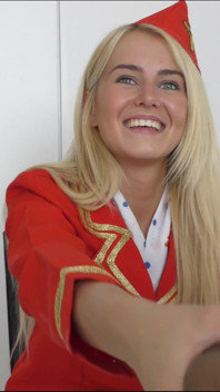 Air Hostess Aisha Take BBC Creampie