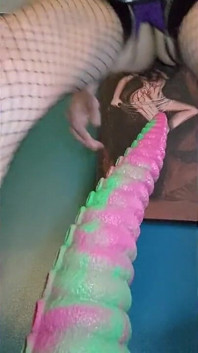 Johnthomastoys Xl Toys Deep Anal Insertions in Silver Dress Extreme Anal