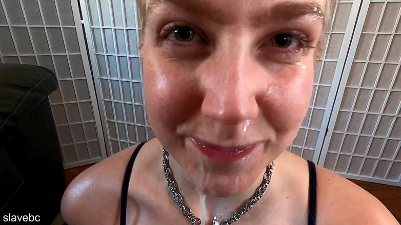 slavebc: Geprogrammeerd om een spermaslet te zijn - diep in keel, oogcontact,...