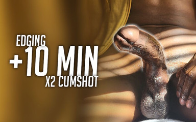 Sourboi: Edging My Big Black Dick Cumshot Twice