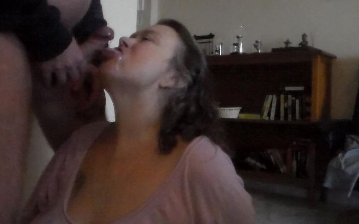 Sex hub couple: John Cums all into Jens inviting mouth
