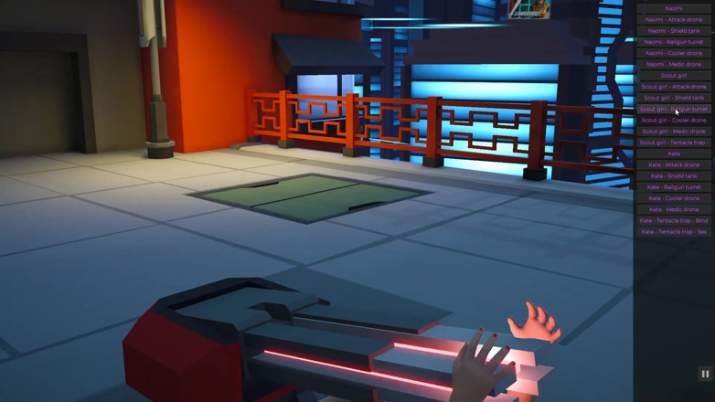 Cumming Gaming: Cyberpink tattiche [gioco SFM] Ep.1 Quasi tutta la galleria di scene...