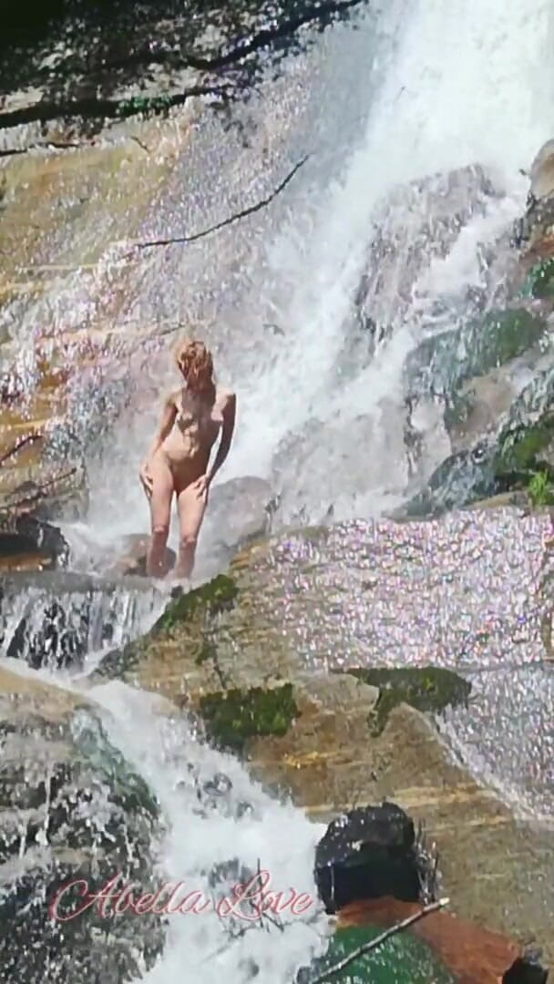 Abella Love: Watching on naked slim young girl taking shower in a...