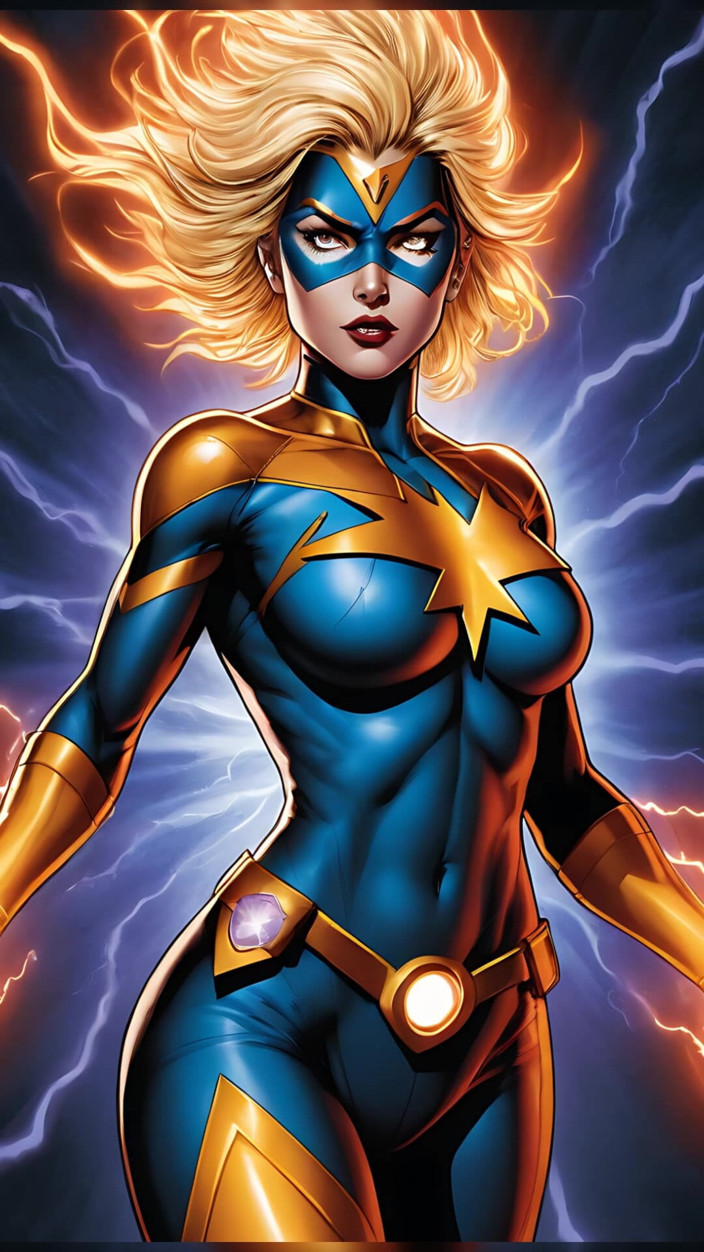 LustRender: Nacktes donner funkeln, elektrische aura