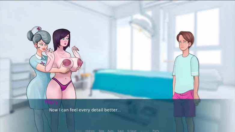Cartoon Play: Sexnote part 22 - nurse say touch stepmom boobs