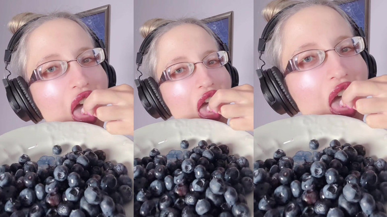 FinDom Goaldigger: Asmr Blueberry Essen - Asmr, Brillen, Riesin