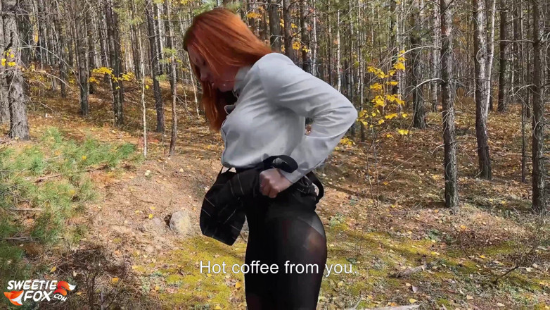 Sweetie Fox: Redhead student sucked and fucked with classmate to keep warm...