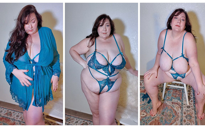 cutejayne: Сексуальная пухлая милфа-брюнетка-толстушка показывает изгибы в нижнем белье