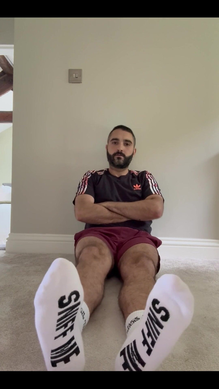 Growing teddy: Sniff My Socks You Fucking Dirty Pig!
