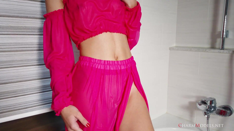 CharmModels: Anna`s Shower Dreams with a Transparent Dress