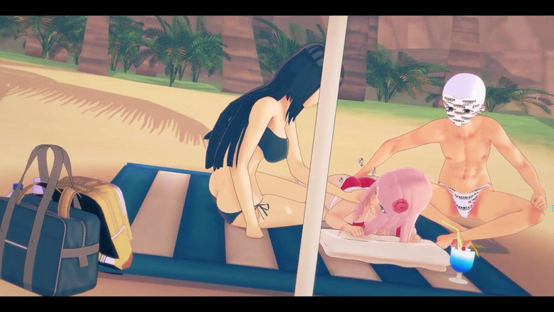 Fantasy king: Hinata et Sakura font un pas jaloux | Film Hentai de...