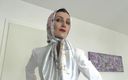 Lady Victoria Valente: Satin Headscarves Fashion Show