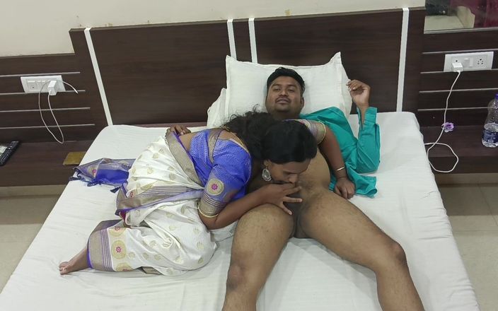 Horny Indian Couple: 印度夫妇在新年晚上庆祝周年