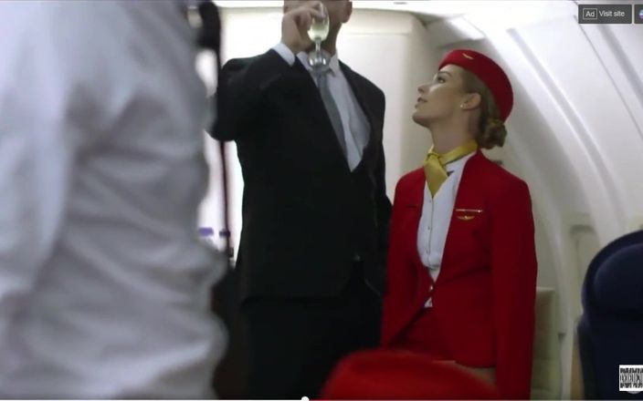 Bisco Birchwood Productions: Hot plane stewardesses get nailed!