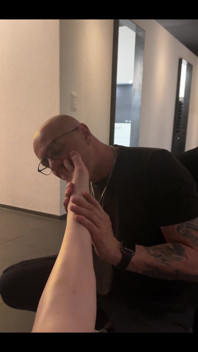 Look How Devotedly He Cares for My Feet!