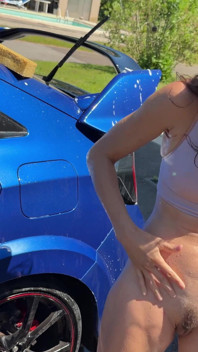 He Fucks Me While I Wash the Car