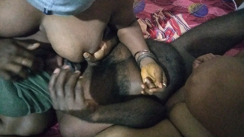 Tamil lesbian: Karmienie mlekiem gorący trójkąt